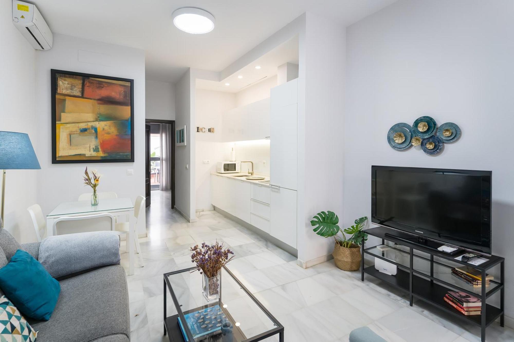 Apartamento Triana Deluxe Con Patio Privado Sevilla Eksteriør bilde