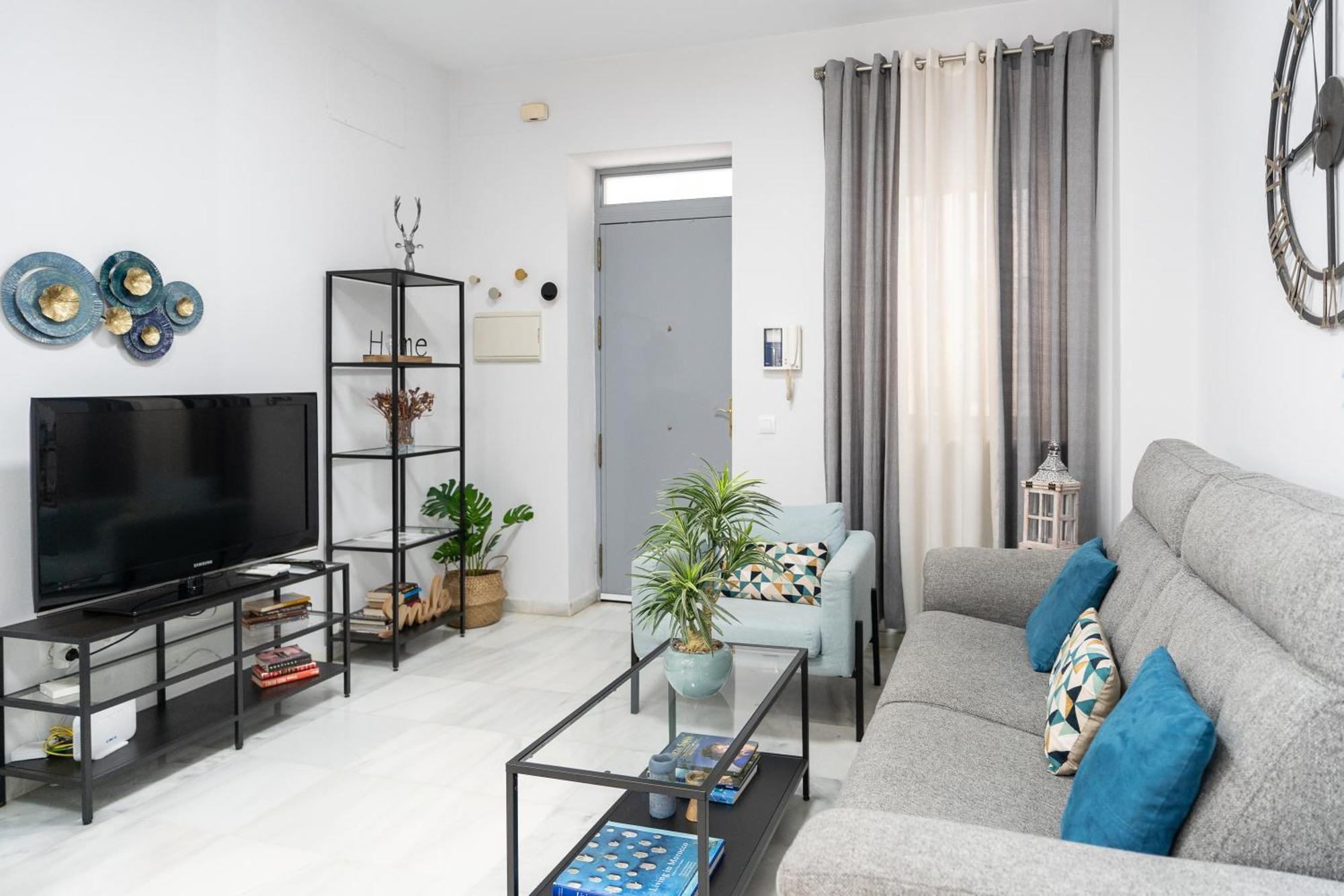 Apartamento Triana Deluxe Con Patio Privado Sevilla Eksteriør bilde