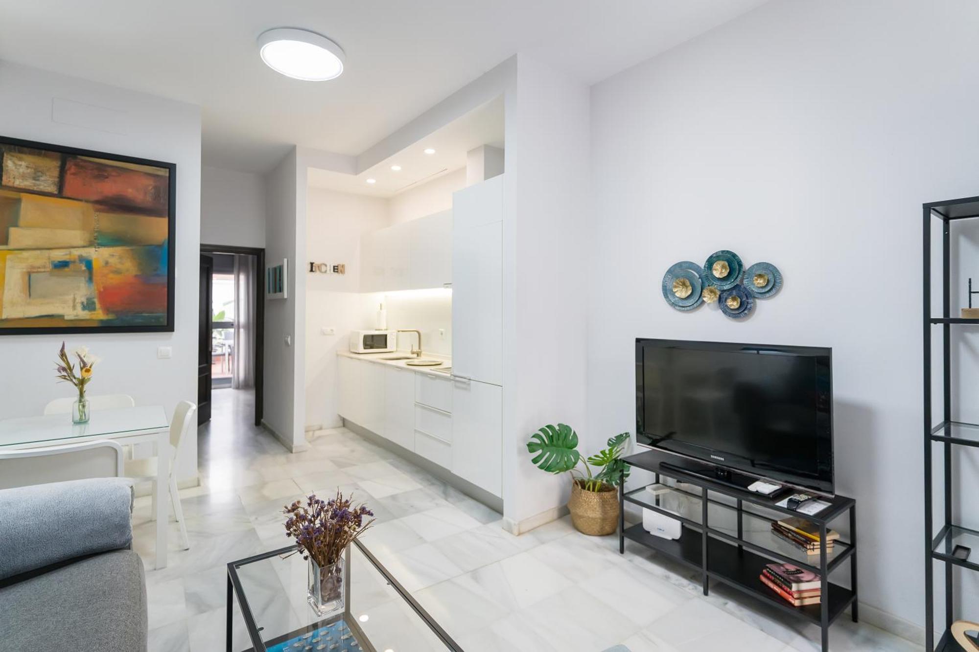 Apartamento Triana Deluxe Con Patio Privado Sevilla Eksteriør bilde